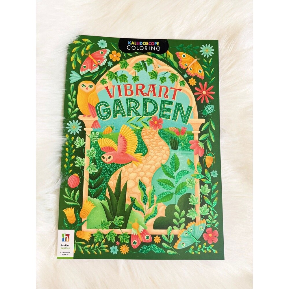 Hinkler Vibrant Garden (Kaleidoscope Coloring Ser.) 2022 Paperback, Gardening